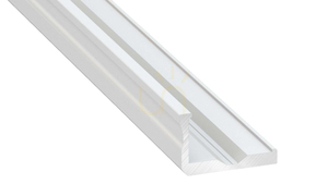 LED profile LUMINES type F white lacquered 2 m small 0