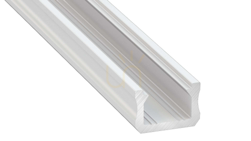 Check LED profile LUMINES type X white lacquered 1 m