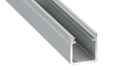 Check LED profile LUMINES type Y silver anodized 2 m