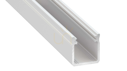 Check LED profile LUMINES type Y white lacquered 2 m