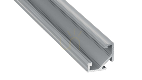 Check LED profile LUMINES type C silver anodized 1 m