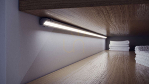 LED profile LUMINES type C silver anodized 2 m small 2
