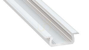 LED profile LUMINES type Z white lacquered 1 m small 0