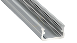 LUMINES LED profile type A silver anodized 2 m small 0