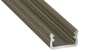 LED profile LUMINES type A inox anodized 1 m small 0
