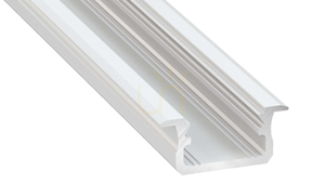LED profile LUMINES type B white lacquered 1 m small 0