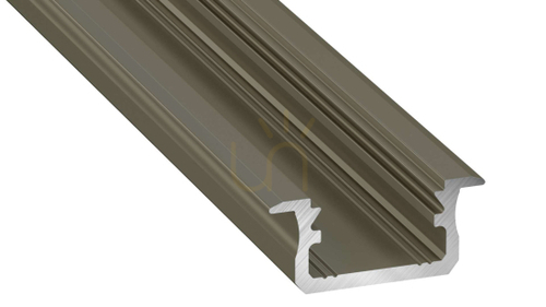 Check LED profile LUMINES type B inox anodized 1 m