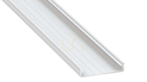 Check LED profile LUMINES type SOLIS white lacquered 1 m
