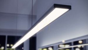 LED profile LUMINES type SOLIS white lacquered 2 m small 2