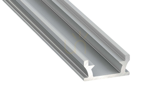 LED profile LUMINES type TERRA silver anodized 2 m small 0