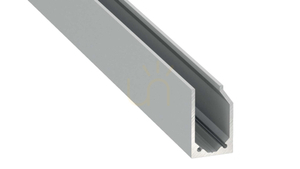 LUMINES LED profile type I10 silver anodized 2 m small 0