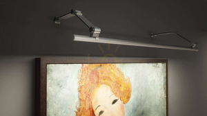 LED profile LUMINES type Mico white lacquered 1 m small 5