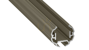 LED profile LUMINES type Cosmo inox anodized 1 m small 0