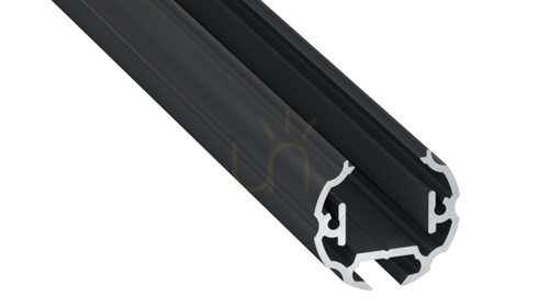 Check LUMINES LED profile type Cosmo black anodized 2 m
