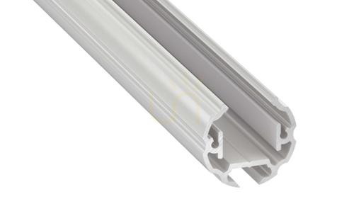 Check LED profile LUMINES type Cosmo white lacquered 2 m