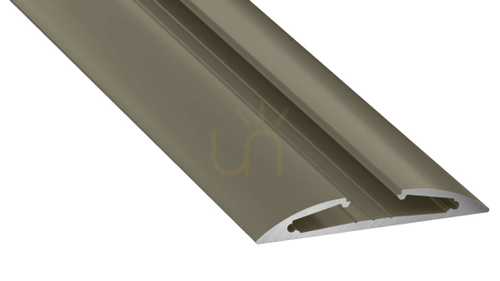 Check LED profile LUMINES type Reto inox anodized 1 m