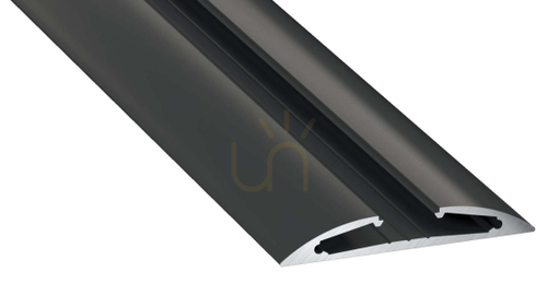 Check LED profile LUMINES type Reto black anodized 1 m
