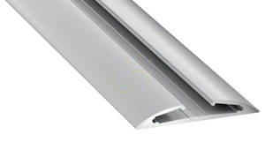 LED profile LUMINES type Reto silver anodized 2 m small 0
