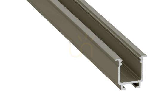 LED profile LUMINES type W inox anodized 1 m