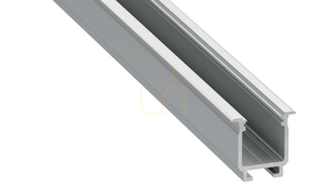 LED profile LUMINES type W silver anodized 2 m small 0