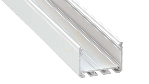 Check LED profile LUMINES type ILEDO white lacquered 1 m