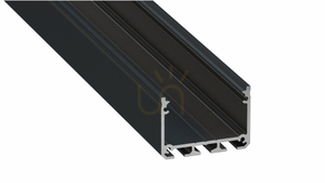 LUMINES LED profile type ILEDO black lacquered 3 m small 0
