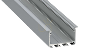 LUMINES LED profile type INSO silver anodized 2 m small 0