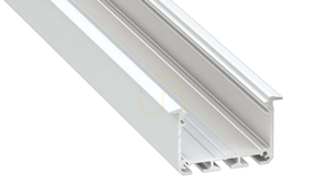 LED profile LUMINES type INSO white lacquered 1 m small 0