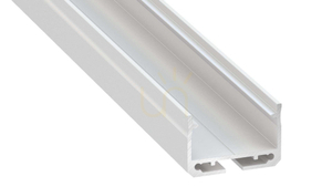 LED profile LUMINES type Sileda white lacquered 1 m small 0
