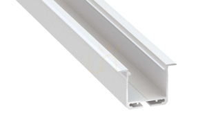 LED profile LUMINES type inDileda white lacquered 1 m small 0