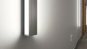LED profile LUMINES type Dopio silver anodized 2 m small 3