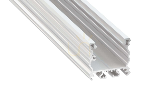 LED profile LUMINES type Talia white lacquered 2 m