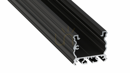 Check LUMINES profile type TALIA black lacquered 1 m