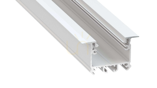 Check LED profile LUMINES type inTalia white lacquered 2 m