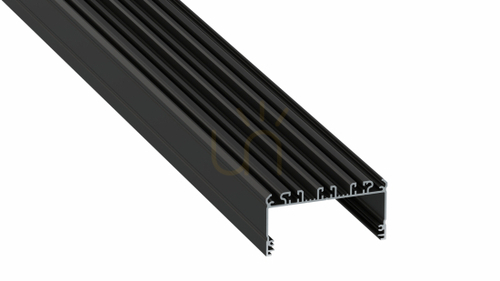Check LUMINES profile type LARGO black lacquered 2 m