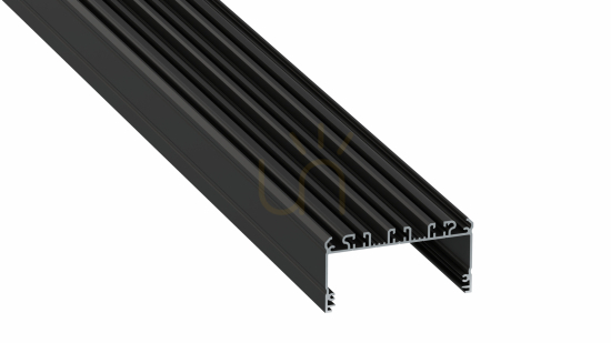LUMINES profile type LARGO black lacquered 2 m
