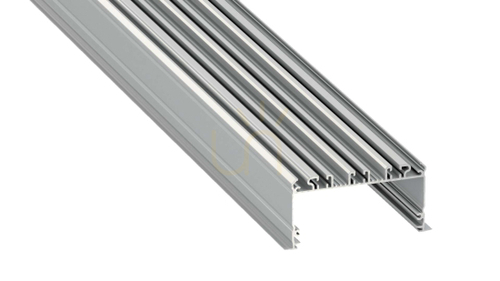 Check LED profile LUMINES type inLargo silver anodized 1 m