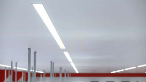 LED profile LUMINES type inLargo white lacquered 2 m small 3
