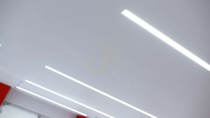 LED profile LUMINES type inLargo white lacquered 2 m small 4