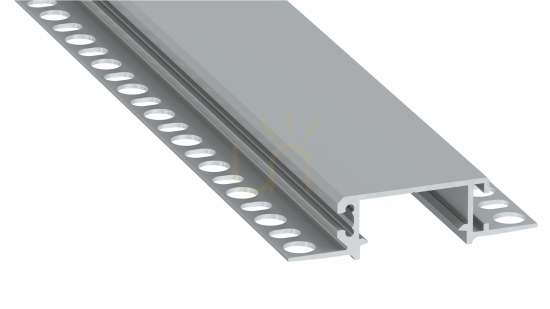 LED-Profil LUMINES Typ Zati silber eloxiert 2 m