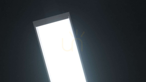 LUMINES SUBLI recessed LED profile for plasterboard, black lacquered, 2.02 m small 4