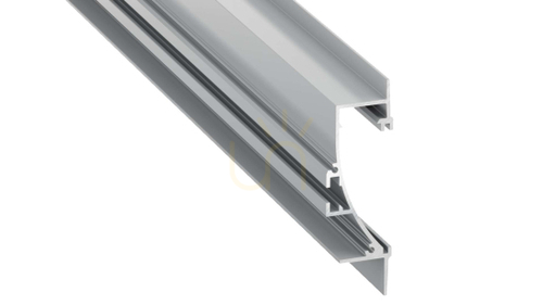 Check LED profile LUMINES type Tiano silver anodized 1 m