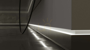 LED profile LUMINES type Flaro white lacquered 2 m small 4
