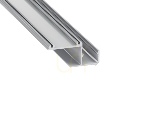 Check LUMINES IPA16 plaster-in LED profile anodized silver 2.02 m