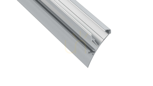 Check LED profile LUMINES type Logi silver anodized 2 m
