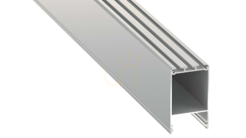 Check LED profile LUMINES type Claro silver anodized 2 m