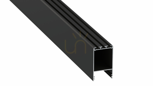 Check LUMINES profile type Claro black lacquered 3 m