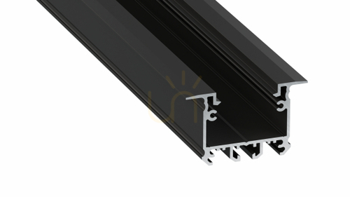 Check LUMINES profile type inTALIA black lacquered 1 m