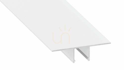 Check LED profile LUMINES type Falco white lacquered 2 m