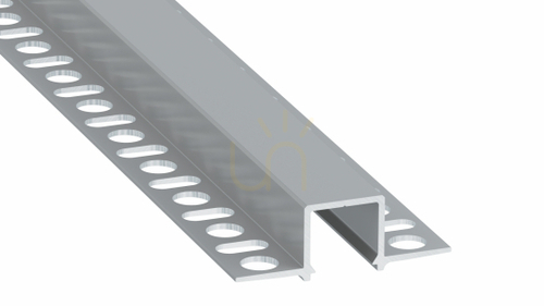 Check LED profile LUMINES type Gaudi silver anodized 1 m
